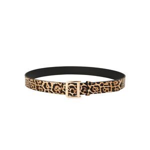 8654 Women's Vintage Leopard Print Buckle Belts Y2k Fashion Waist Belt